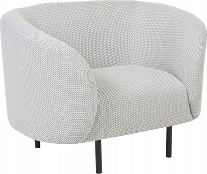 Attēls no Beliani Fotel Czarno-biay LOEN