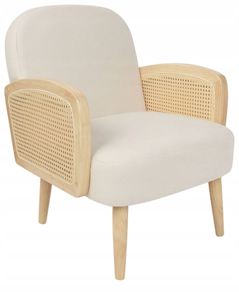 Attēls no Beliani Fotel DVENBERG Jasnobrzowy