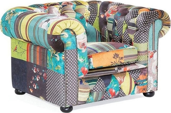 Picture of Beliani Fotel patchwork óty CHESTERFIELD