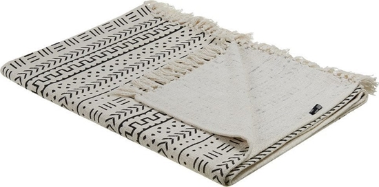 Picture of Beliani Koc Baweniany 130 X 180 Cm Czarno-biay Panvel!