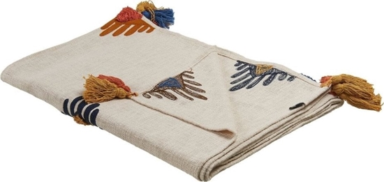 Picture of Beliani Koc baweniany 130 x 180 cm wielokolorowy MUNGER!