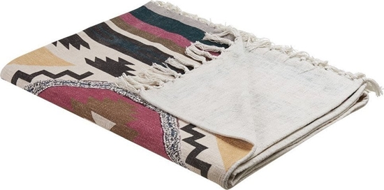 Picture of Beliani Koc Baweniany 130 X 180 Cm Wielokolorowy Nagon!