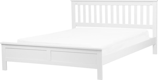 Picture of Beliani óko drewniane 160 x 200 cm biae MAYENNE