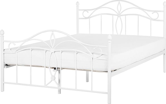 Picture of Beliani óko metalowe 140 x 200 cm biae ANTLIA