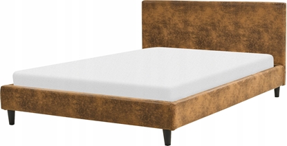 Picture of Beliani óko tapicerowane 140 x 200 cm brzowe FITOU