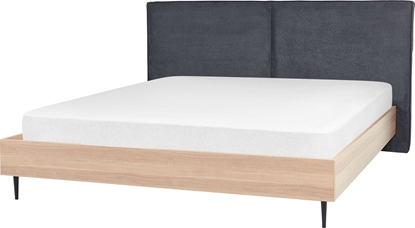 Picture of Beliani óko tapicerowane 180 x 200 cm szare IZERNORE