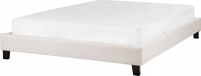 Picture of Beliani óko tapicerowane ze stelaem jasnobeowe 140 x 200 cm ROANNE