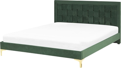 Attēls no Beliani óko welurowe 180 x 200 cm zielone LIMOUX