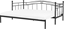 Attēls no Beliani óko wysuwane metalowe 90 x 200 cm czarne TULLE