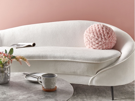 Picture of Beliani Poduszka dekoracyjna ROSEA Sztuczne futro 30 x 30 cm Róowy Jednolity