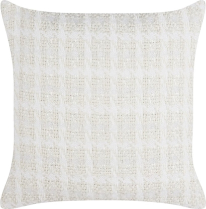 Attēls no Beliani Poduszka dekoracyjna w krat 45 x 45 cm beowa DOURIS