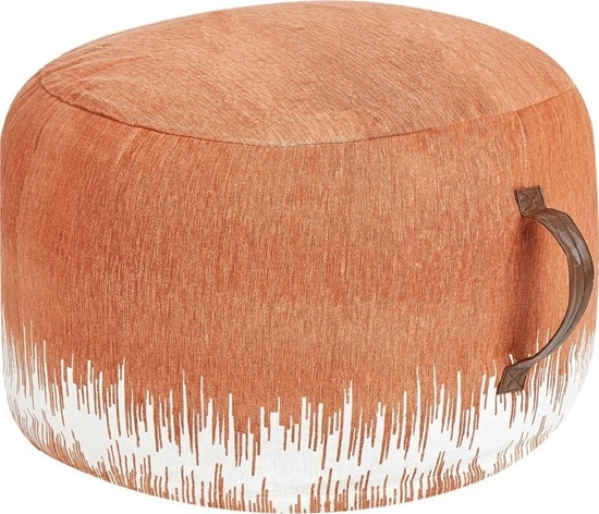 Picture of Beliani Puf 50 x 30 cm biao-czerwony KAWAI