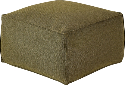 Picture of Beliani Puf 50 x 50 x 30 cm zielony oliwkowy MUKKI