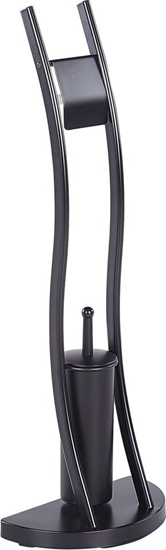 Picture of Beliani Stojak na papier i szczotk toaletow czarny SOACHA