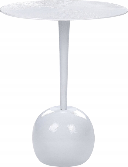 Picture of Beliani Stolik pomocniczy metalowy biay EUCLA