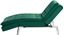 Attēls no Beliani Szezlong welurowy rozkadany szmaragdowy LOIRET