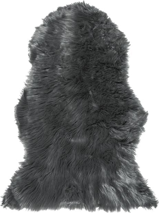 Attēls no Beliani Sztuczna skóra owcza szara MUNGO