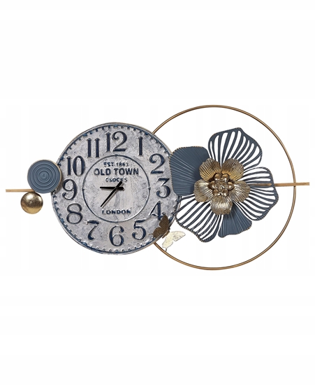 Picture of Beliani Zegar cienny BERKERIUM 90 cm Metal Niebieski