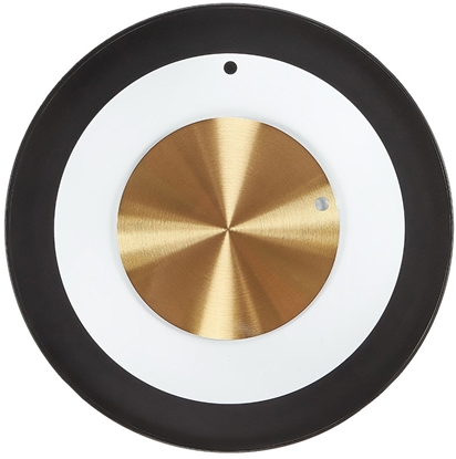 Attēls no Beliani Zegar cienny CLUSES 30 cm Metal Czarny