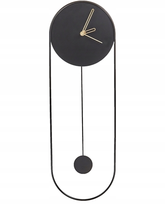 Attēls no Beliani Zegar cienny SALVAN 20 cm Metal Czarny