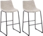 Attēls no Beliani Zestaw 2 krzese barowych beowy FRANKS