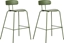 Picture of Beliani Zestaw 2 krzese barowych zielony SIBLEY