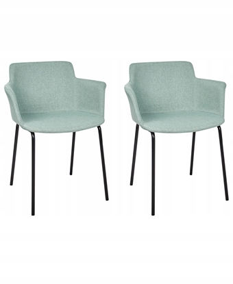 Picture of Beliani Zestaw 2 krzese do jadalni BELFIELD Mitowy