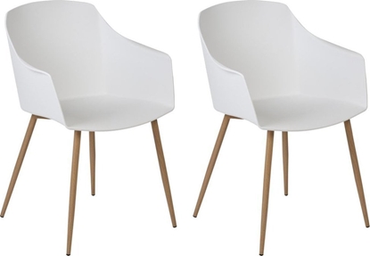 Picture of Beliani Zestaw 2 krzese do jadalni biae FONDA II
