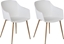 Picture of Beliani Zestaw 2 krzese do jadalni biae FONDA II