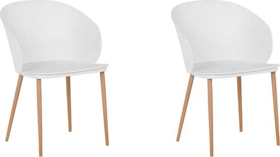 Picture of Beliani Zestaw 2 krzese do jadalni biay BLAYKEE