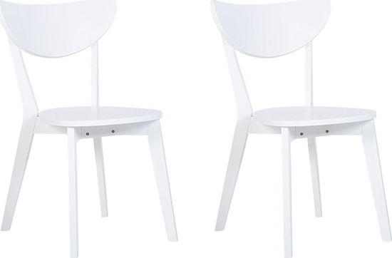 Picture of Beliani Zestaw 2 krzese do jadalni biay ROXBY