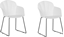 Attēls no Beliani Zestaw 2 krzese do jadalni biay SYLVA