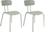 Picture of Beliani Zestaw 2 krzese do jadalni jasnozielony SIBLEY