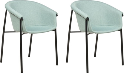 Attēls no Beliani Zestaw 2 krzese do jadalni mitowy AMES