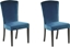 Изображение Beliani Zestaw 2 krzese do jadalni welurowy niebieski PISECO