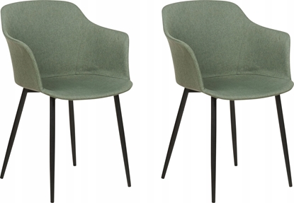 Изображение Beliani Zestaw 2 krzese do jadalni zielony ELIM