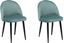 Изображение Beliani Zestaw 2 krzese welurowy zielony VISALIA!