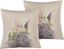 Picture of Beliani Zestaw 2 poduszek dekoracyjnych 45 x 45 cm beowoszary FATSIA