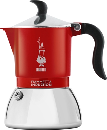 Picture of Bialetti Fiammetta Induction Kawiarka moka 0,1 l Czerwony, Stal nierdzewna