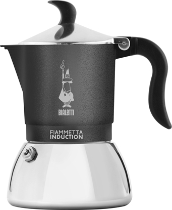 Picture of Bialetti Fiammetta Induction Kawiarka moka 0,13 l Czarny, Srebrny