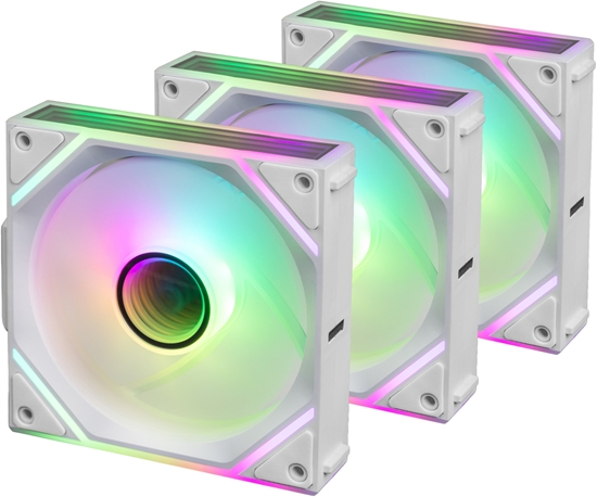 Picture of Blackstorm Luna MAG-INF ARGB PWM Reverse tuuletinpakkaus, valkoinen, 120 mm, 3 kpl