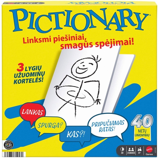 Picture of Board game PICTIONARY (Lithuanian language) (JGF68)