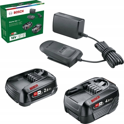 Attēls no Bosch Starter-Set 18 V 2Ah + 4Ah + AL18V-20 EU