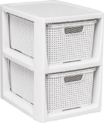 Изображение Branq Rega komoda z 2 koszami biay Branq