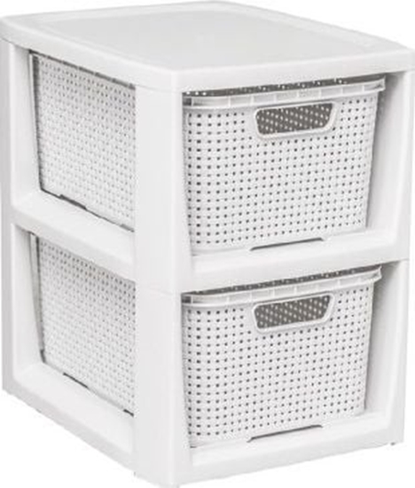 Picture of Branq Rega komoda z 2 koszami biay Branq