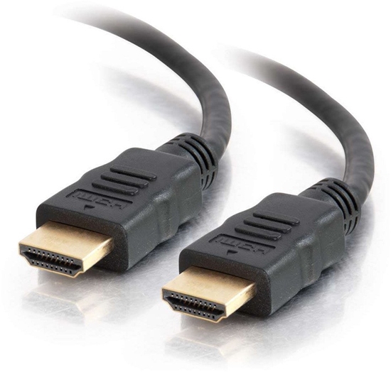 Picture of C2G 8ft 4K HDMI Cable with Ethernet - High Speed HDMI Cable -M/M - HDMI-Kabel mit Ethernet - HDMI mannlich zu HDMI mannlich - 2.44 m - abgeschirmt - Schwarz