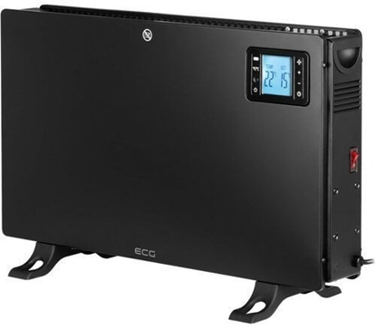 Изображение Camry Fan Heater with Remote Control | CR 7739 | Convection Heater | 2000 W | Number of power levels 3 (750W/1250W/2000W) | Juodas