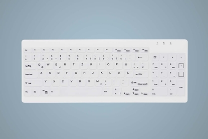 Picture of Cherry AKTIVE KEY Hygiene Compact Ultraflat Keyboard with Nu