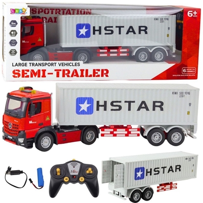 Picture of Ciarówka z Kontenerem Zdalnie Sterowana RC 6CH Kt Skrtu 270 EDUKAMP