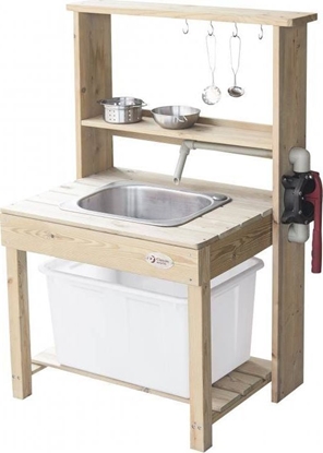 Attēls no Classic World CLASSIC WORLD EDU Duy Drewniany Zlew Kuchnia Prawdziwa Woda